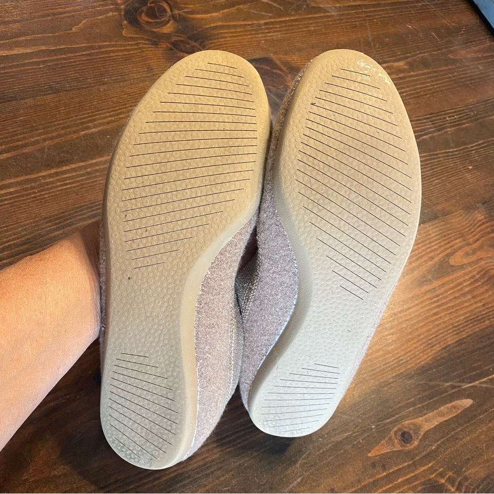 Allbirds Womens Tree Breezers Tan Wool Ballet comfortable Flats Slip Ons SZ-9 - Picture 8 of 10